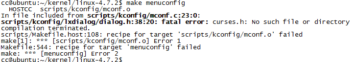 kernel_config_error